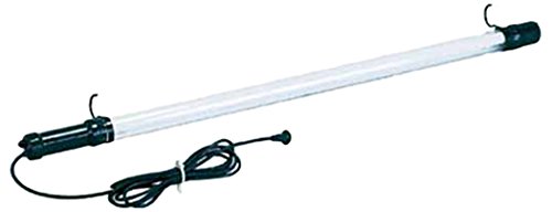 ハタヤ (HATAYA) 照明 蛍光灯 連結点灯可能 屋外用 (防雨型) 40W 50/60Hz兼用 全光束2850Lm コード5m 太さ0.75㎟ 二重絶縁 アース不要 吊り下げフック 作業灯 ワークライト ハンドランプ 吊り下げ照明 業務用 工場用 組立 検査 仮設トンネル フローレンライト FXW-5 インバーター内蔵 40W直管形蛍光ランプ付